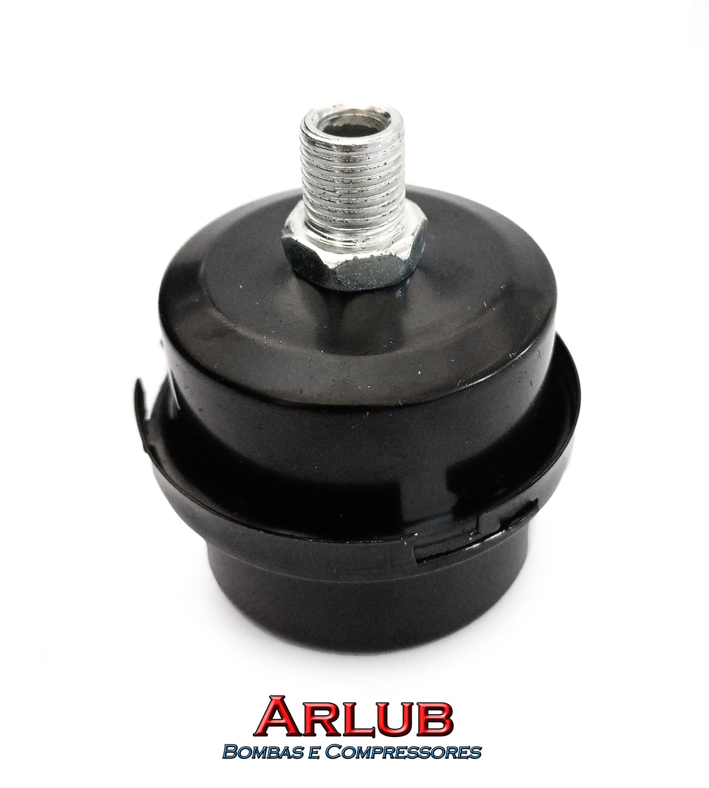 Filtro de ar rosca 1/4 em aço para compressores de ar (1285)