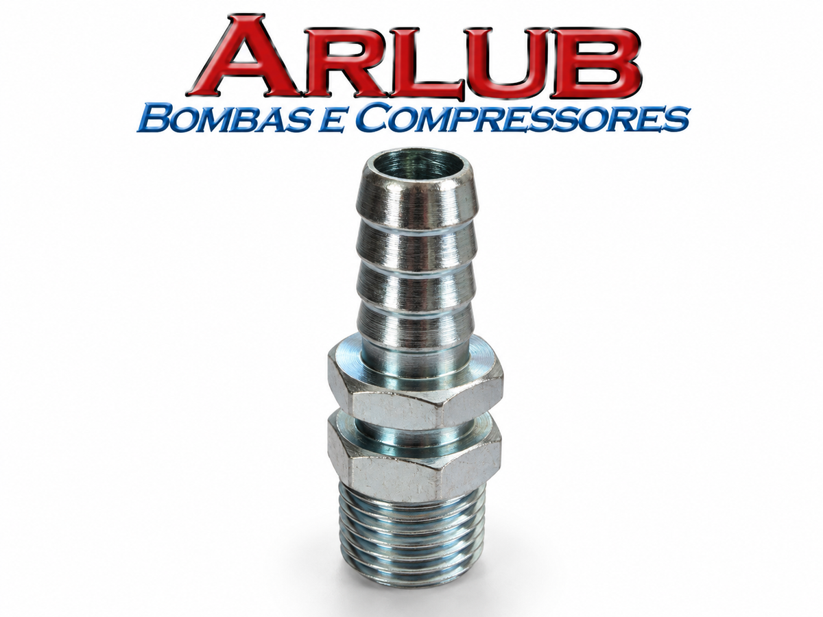 Espigão de 1/2" com canal para mangueira de lavadora alta pressão (A120)