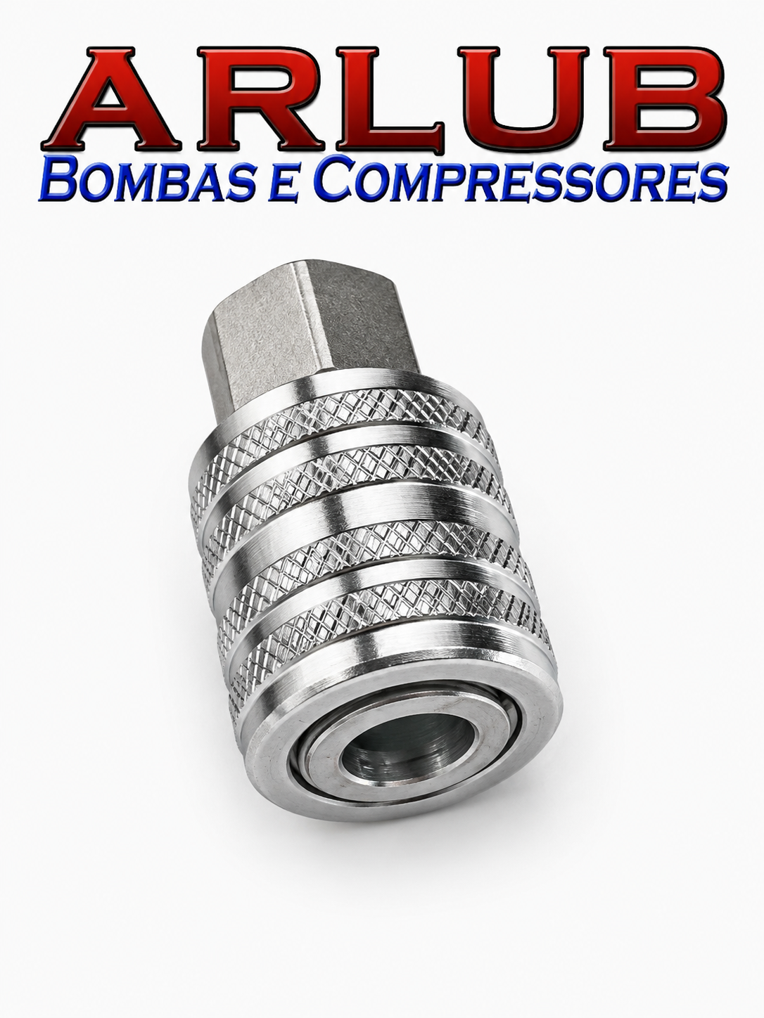 Engate rápido 1/4" x 1/4" de ferro rosca fêmea para conexões de ar (A106)