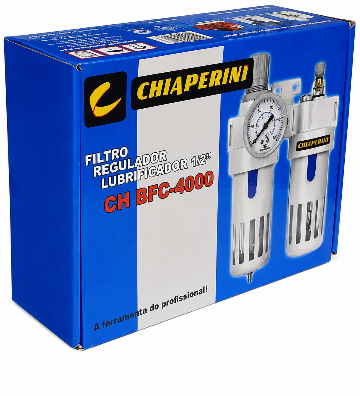 Filtro Regulador Lubrificador 1/2 Ch Bfc-4000 Chiaperini (1022)