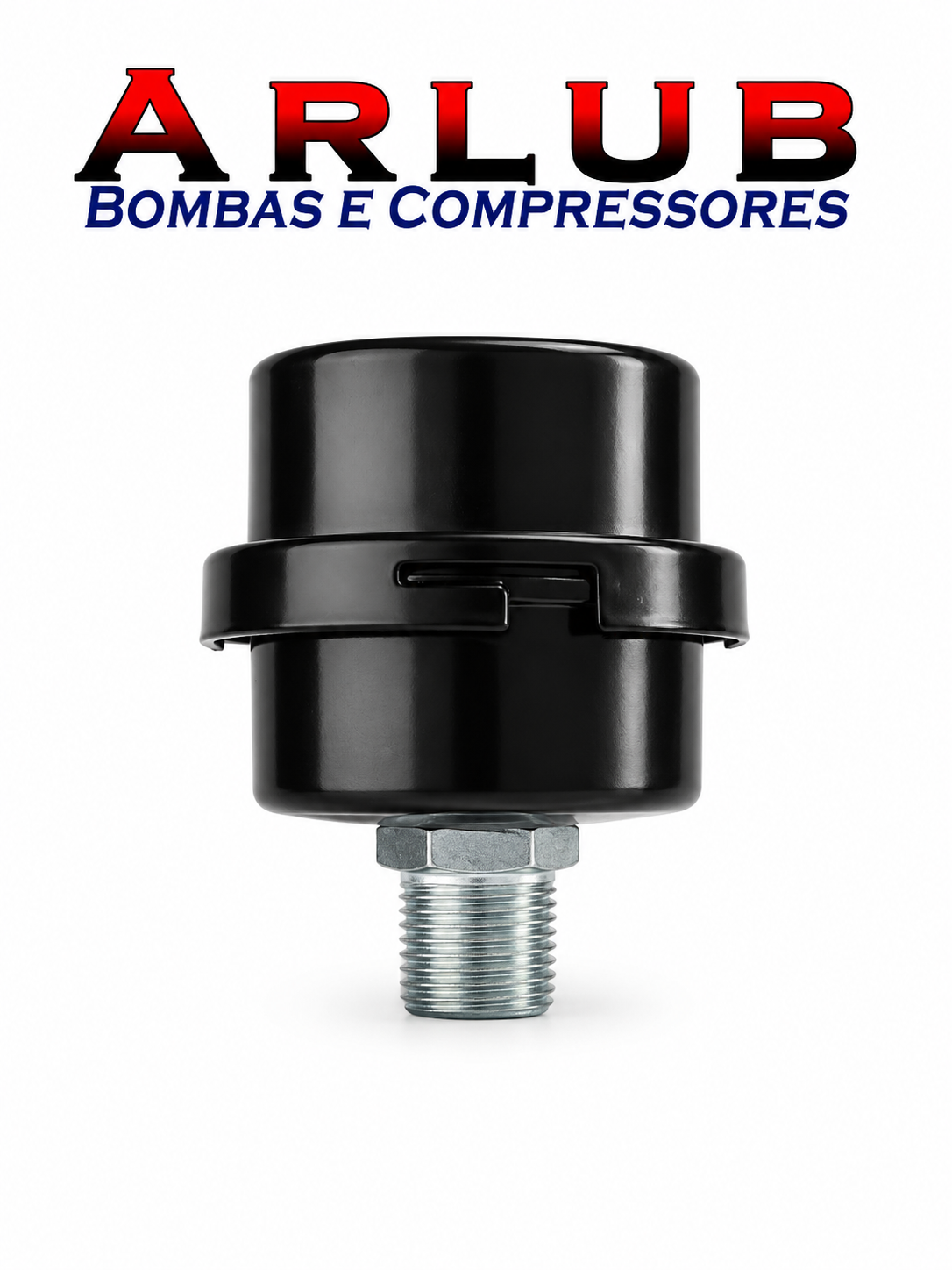 Filtro completo com elemento de rosca 1/2" para compressores de ar mod. menor (A088)