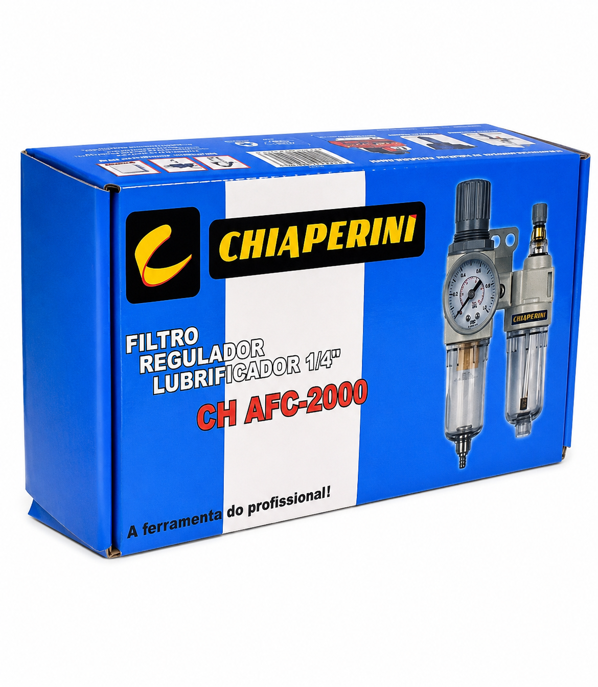 Filtro Regulador Lubrificador 1/4" Ch Afc-2000 Chiaperini (1021)