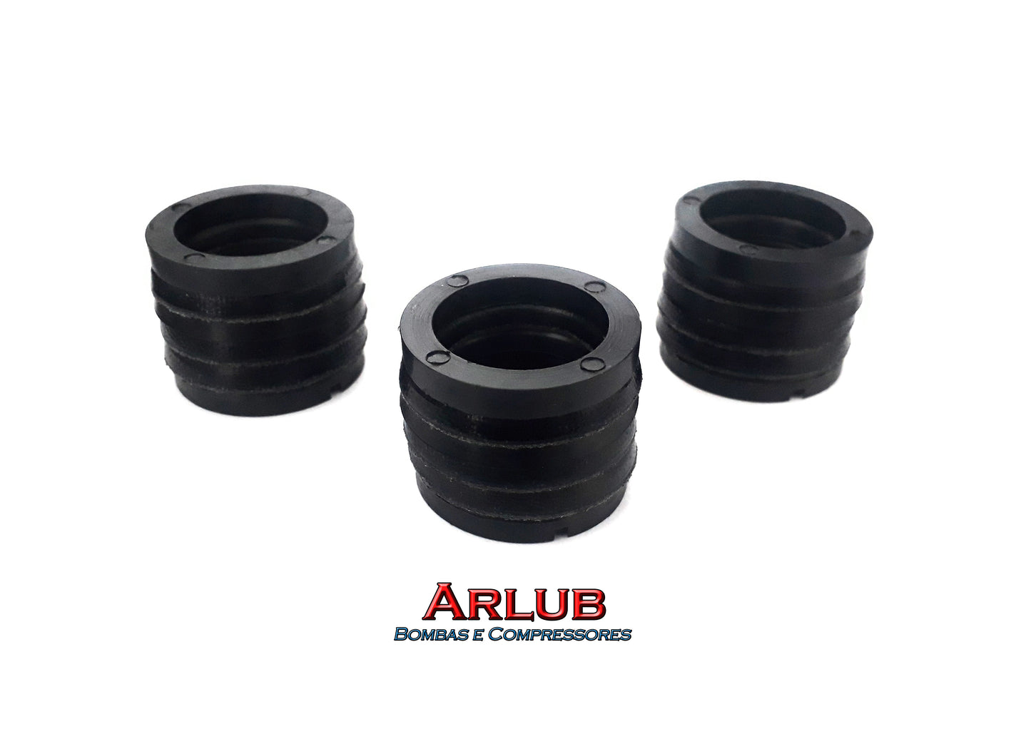 Kit 03 conjunto de gaxeta para lavadora Wayne lu somar 3401 / 6402 de 3 e 6 pistões (1060)