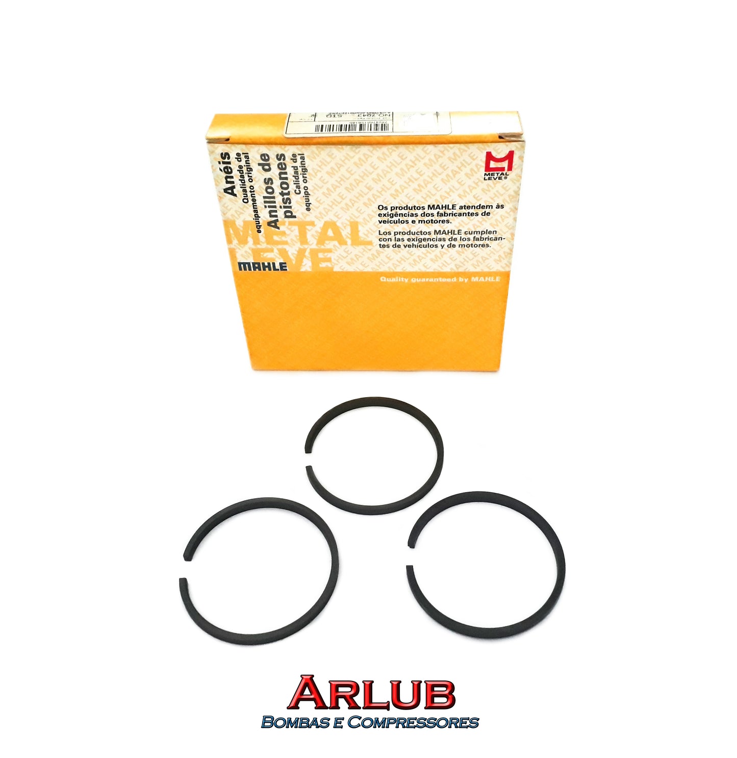 Jogo de anéis de 2" polegada para compressor Wayne 2,6 Sd / 5,2 Sd (1135)