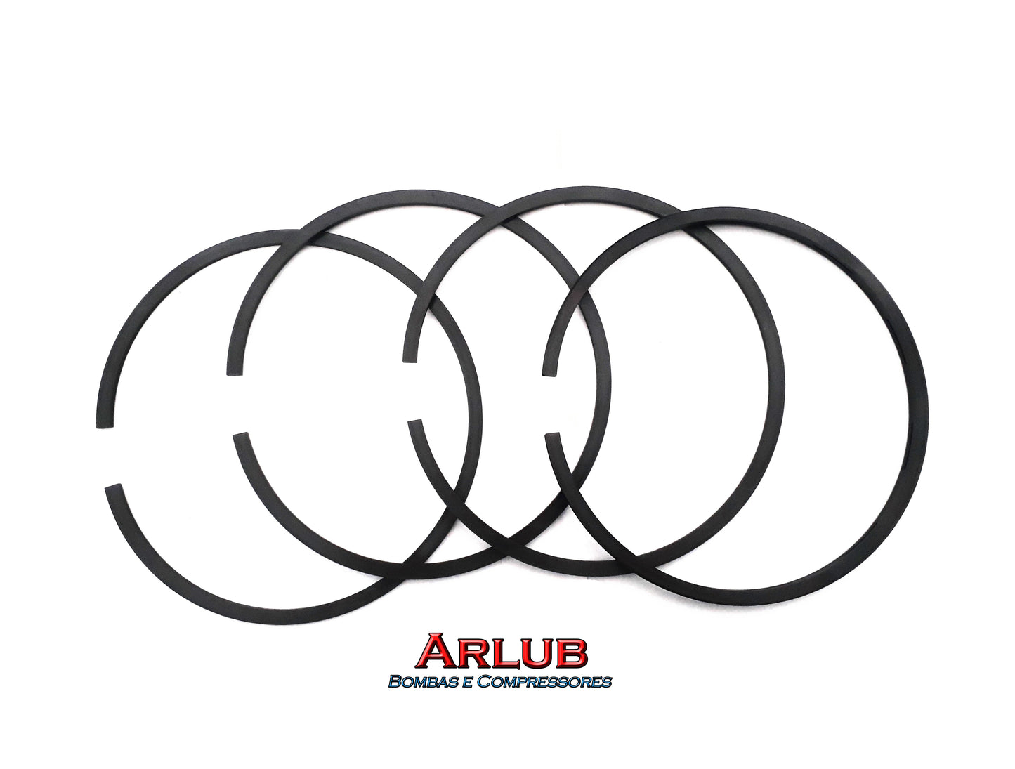 Jogo de anéis 6.1/8" para compressor Schulz antigo Msv 40 apsa / Msv 40 apss (1228)