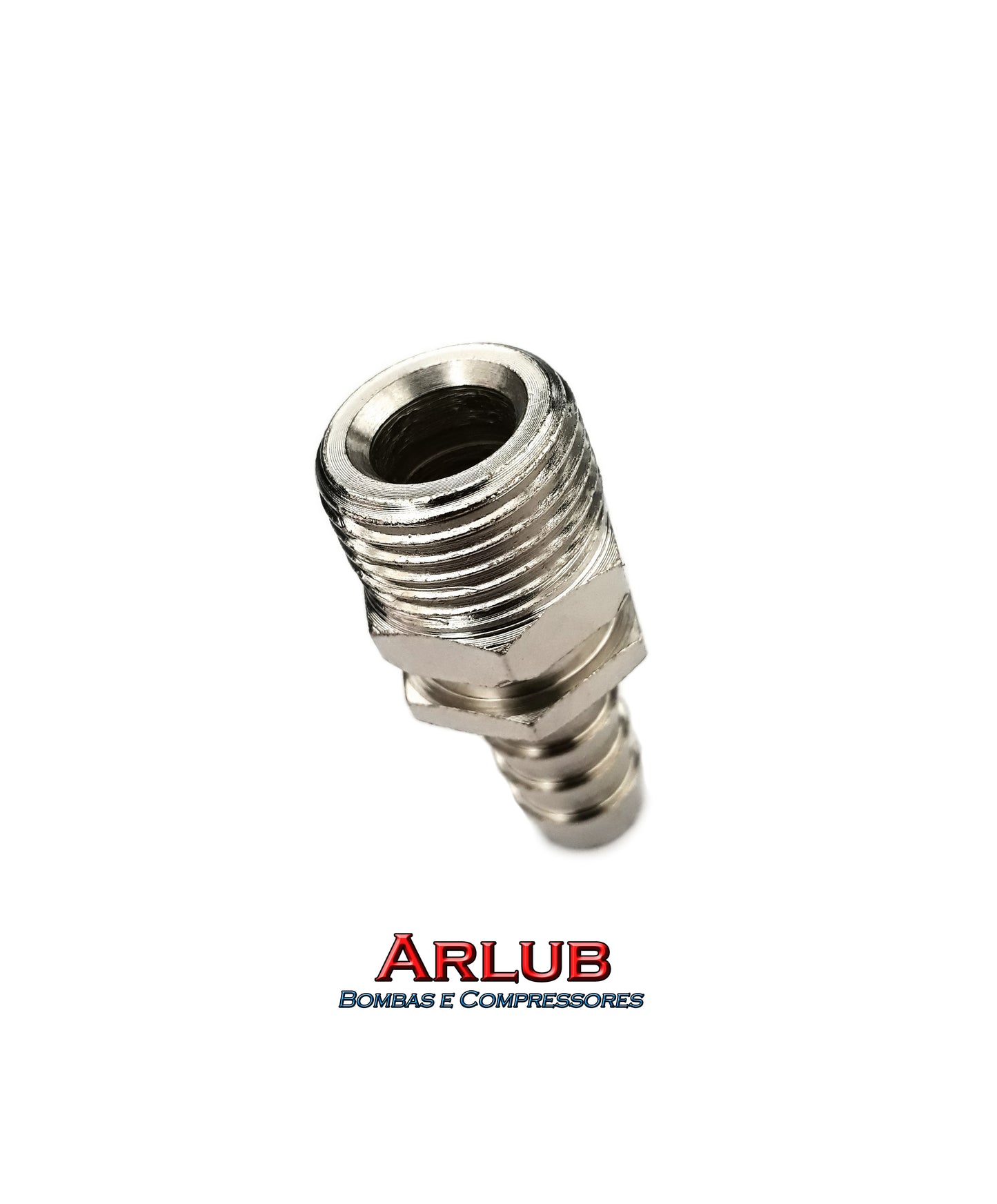 Espigão de 1/2" com canaleta para mangueira de lava rápido (A162)