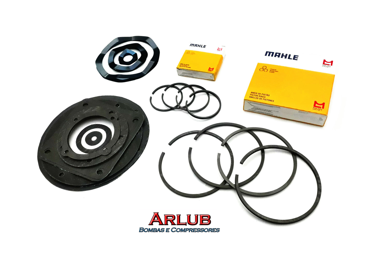 Kit vedação compressor Wayne W700 / Chiaperini CJ 25 apv / CJ 40+ apv (2023)