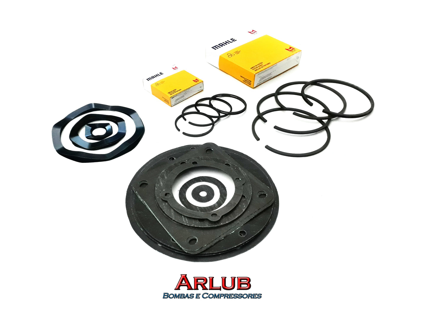 Kit vedação compressor Wayne W700 / Chiaperini CJ 25 apv / CJ 40+ apv (2023)