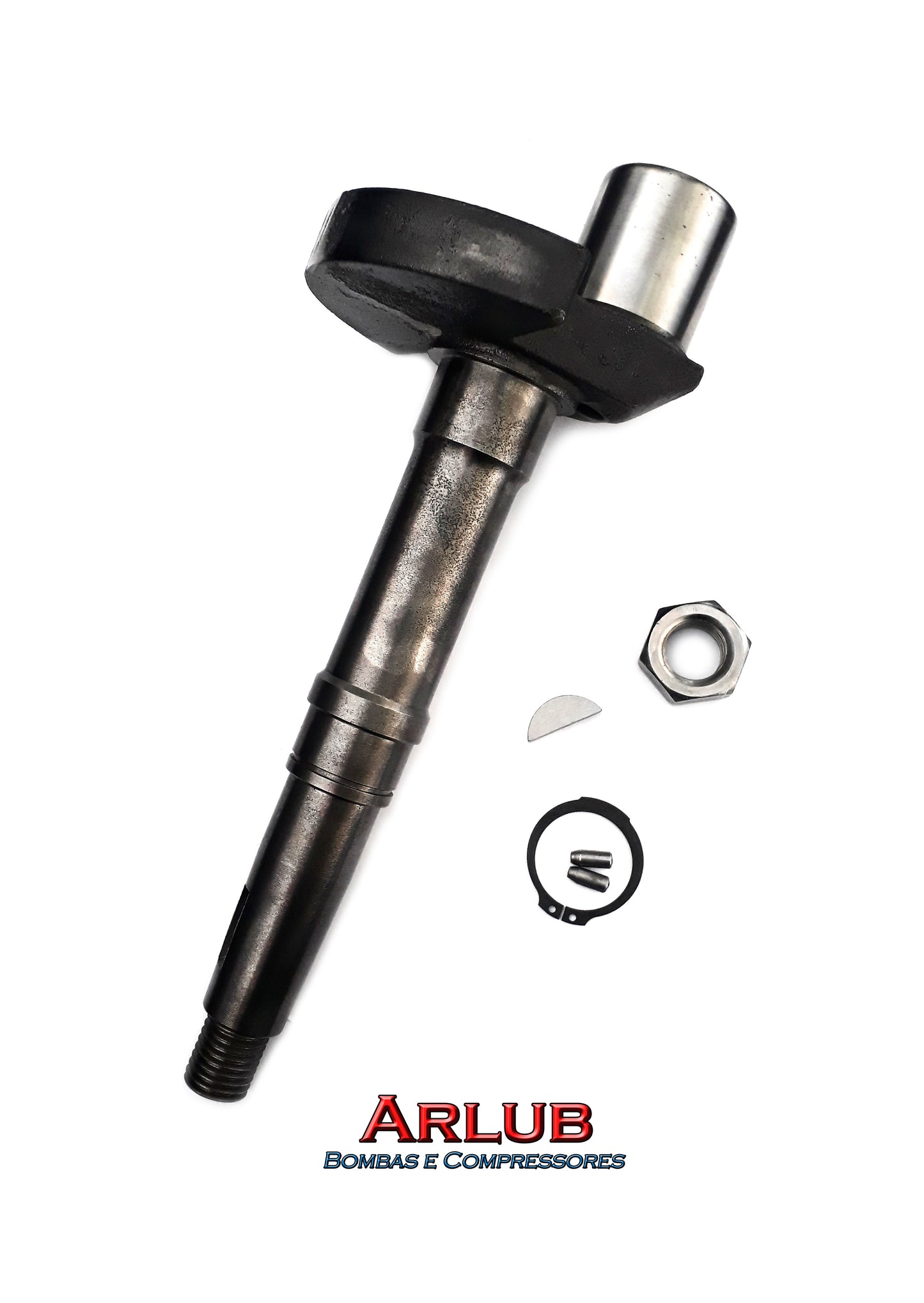 Eixo virabrequim completo para compressor de ar Wayne W700 e semelhantes (2028)