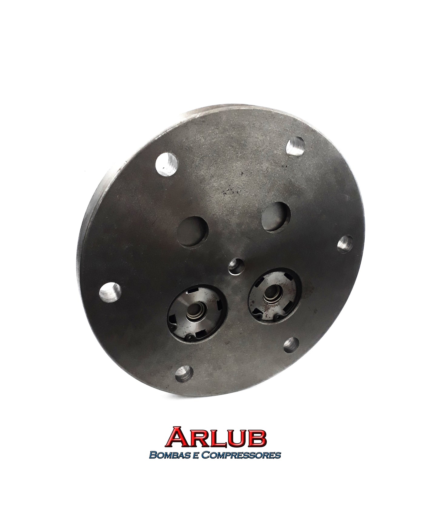 Placa de válvula com 6 furos para compressor de ar Douat de pistão 120mm (2044)