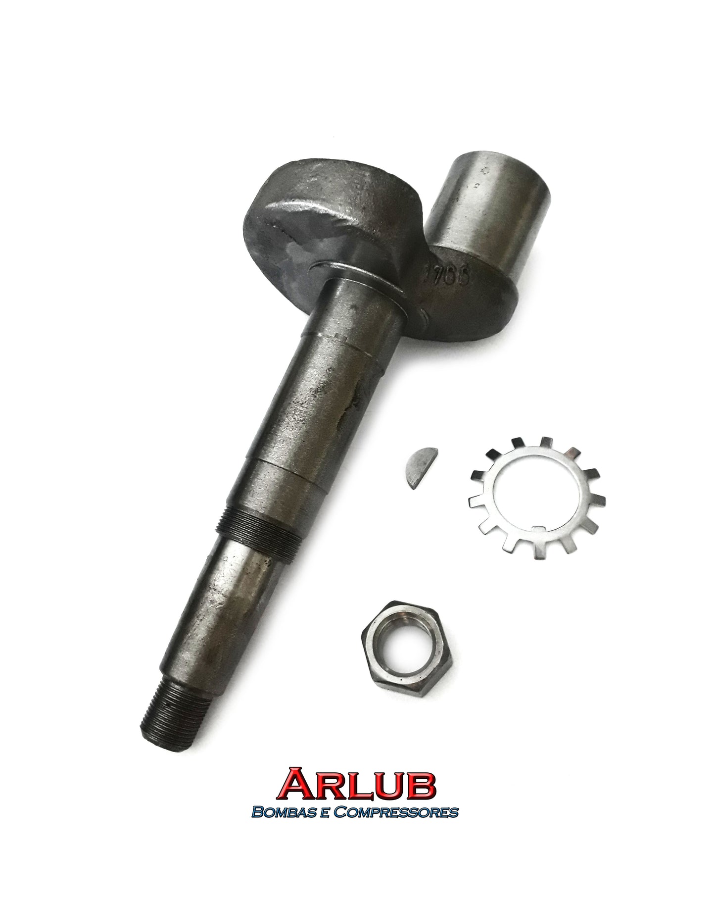 Eixo virabrequim para compressor de ar Wayne Wtv 40n bp (2063)