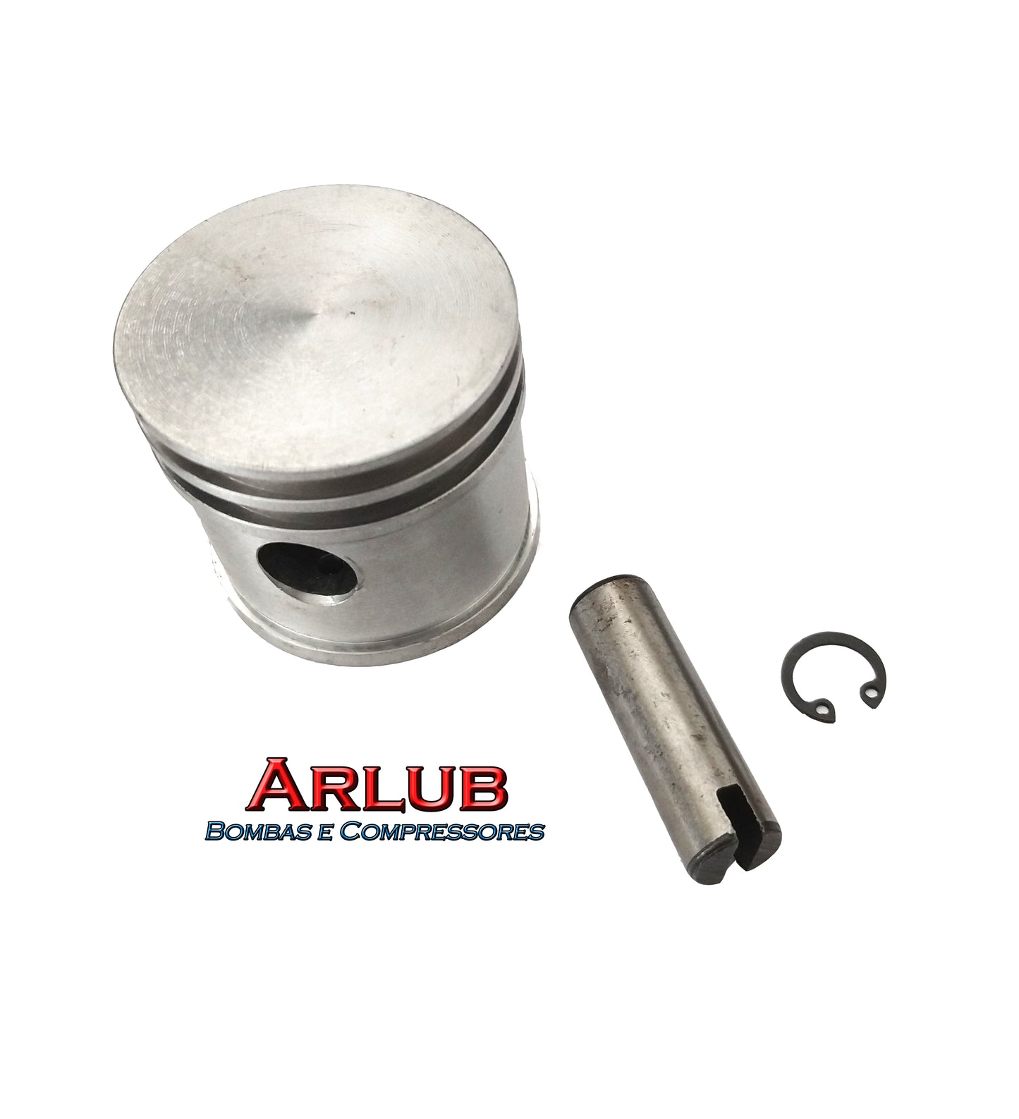 Pistão em alumínio 46,5mm compressor odontológico Schulz Msi 3.0 e Msv 6.0 (A288)