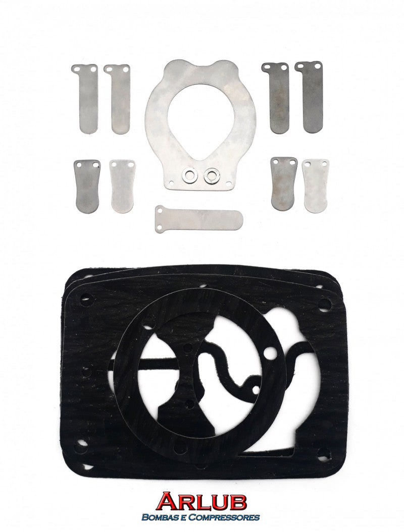 Kit de junta + reparos da placa AP e BP para compressores Schulz CSL 20 Bravo (K014)