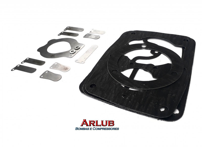 Kit de junta + reparos da placa AP e BP para compressores Schulz CSL 20 Bravo (K014)