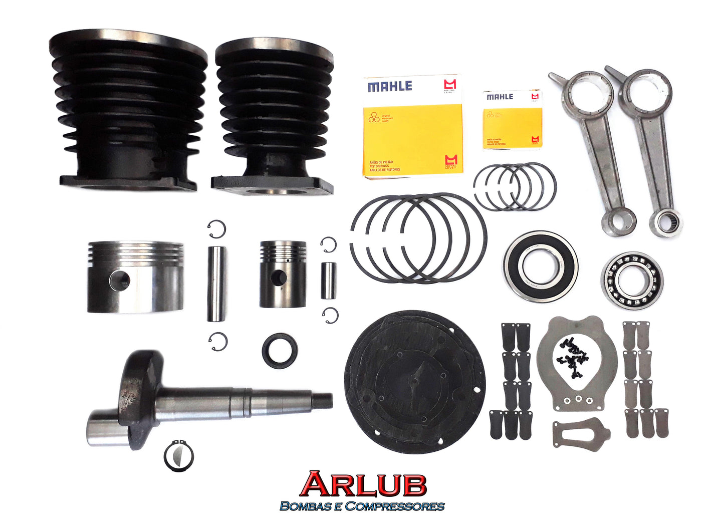 Kit peças de reposição para compressor de ar Schulz Msv 30 max / Msv 40 max (CX15)