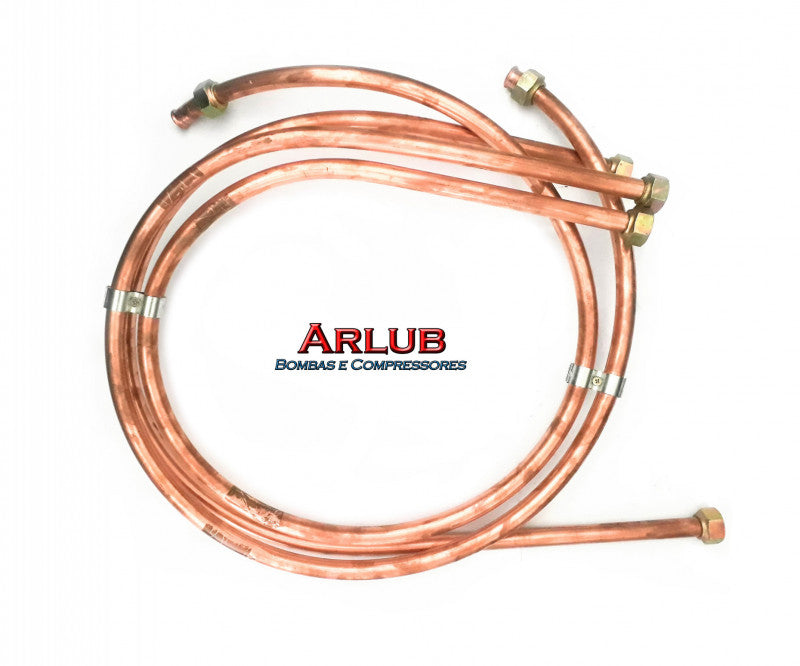 Serpentina completa compressor Wayne W800 / Schulz Msw 40 fort e semelhantes (P019)