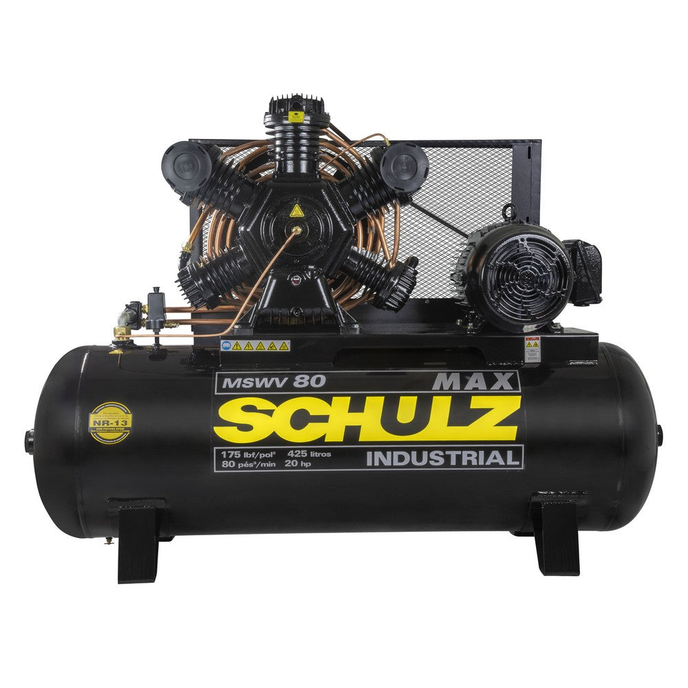 Kit de junta completo com trama de aço para compressor Schulz Mswv 80 Max (1133)