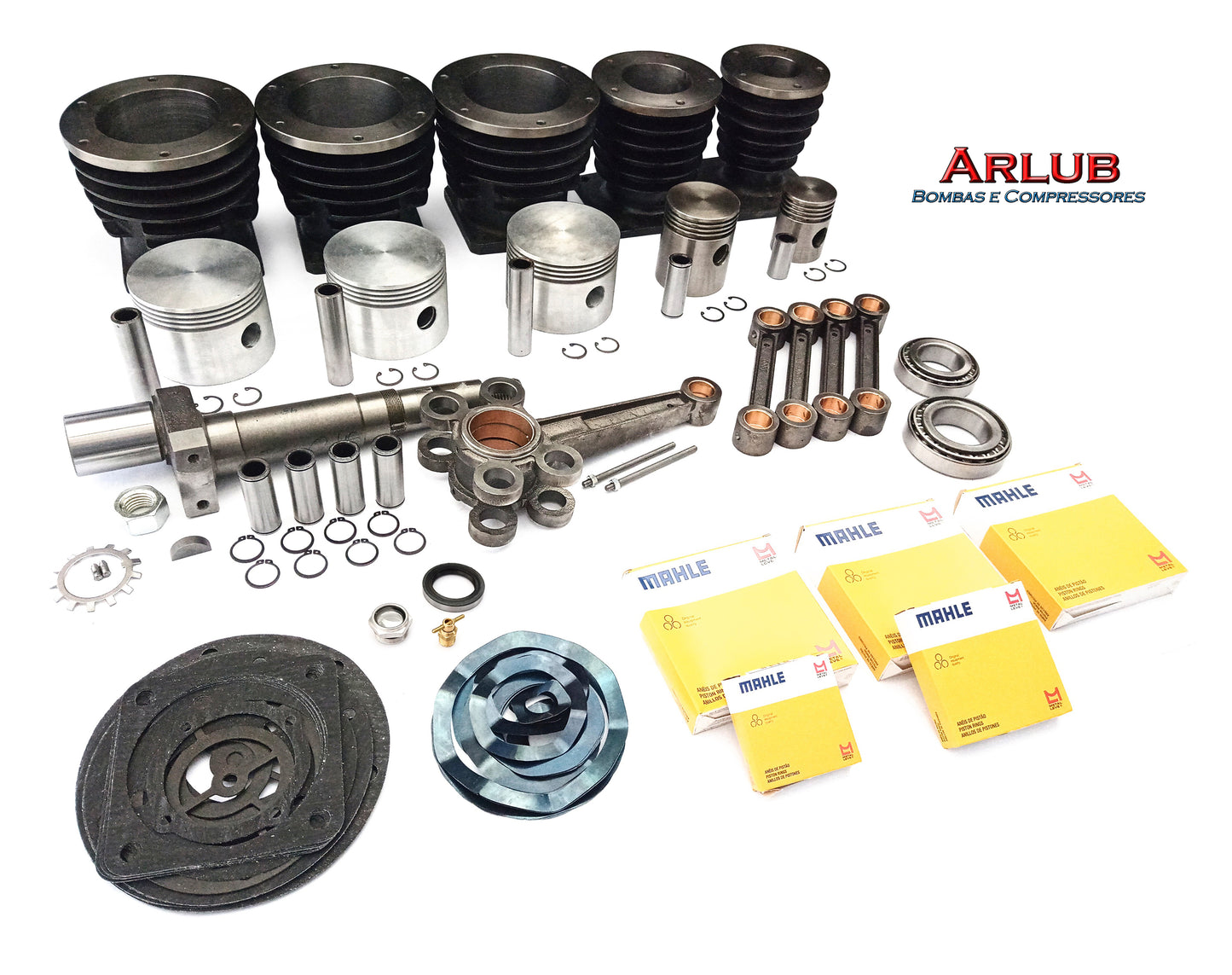 Kit peças de reposição para compressor de ar Chiaperini CJ 60 apw 60 pés (CX01)