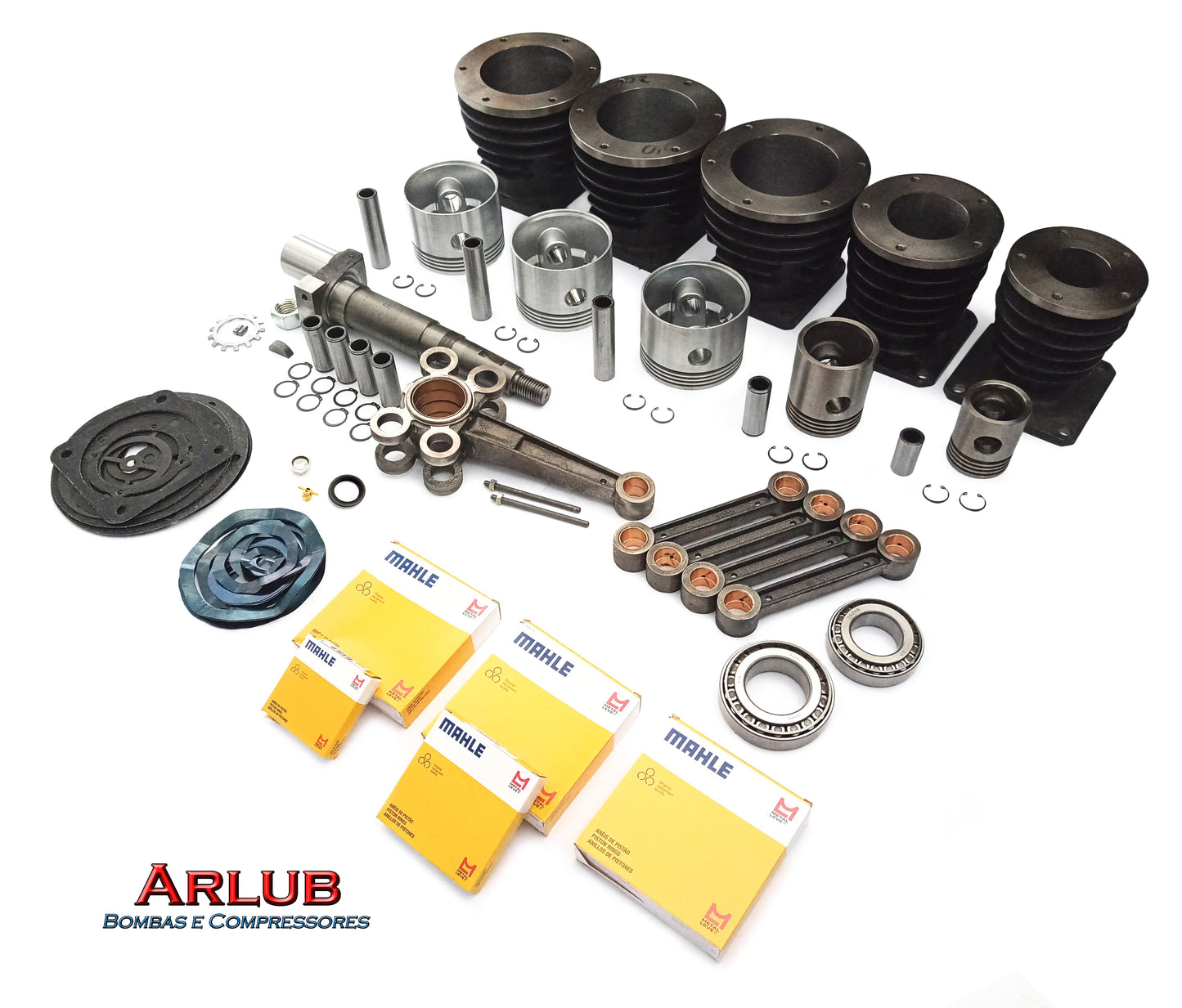 Kit peças de reposição para compressor de ar Chiaperini CJ 60 apw 60 pés (CX01)