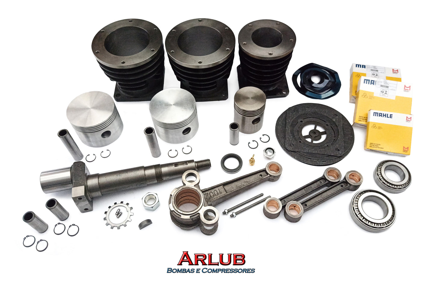 Kit peças de reposição para compressor de ar Chiaperini CJ 40 ap3v 40 pés (CX06)