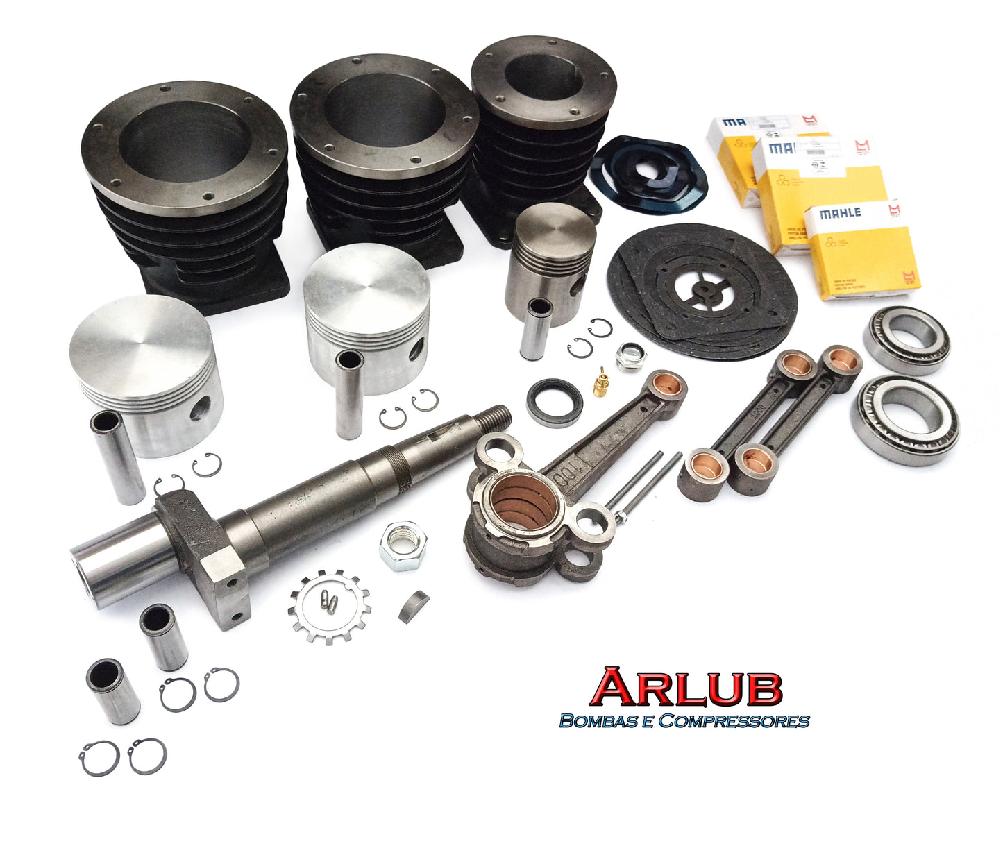 Kit peças de reposição para compressor de ar Chiaperini CJ 40 ap3v 40 pés (CX06)