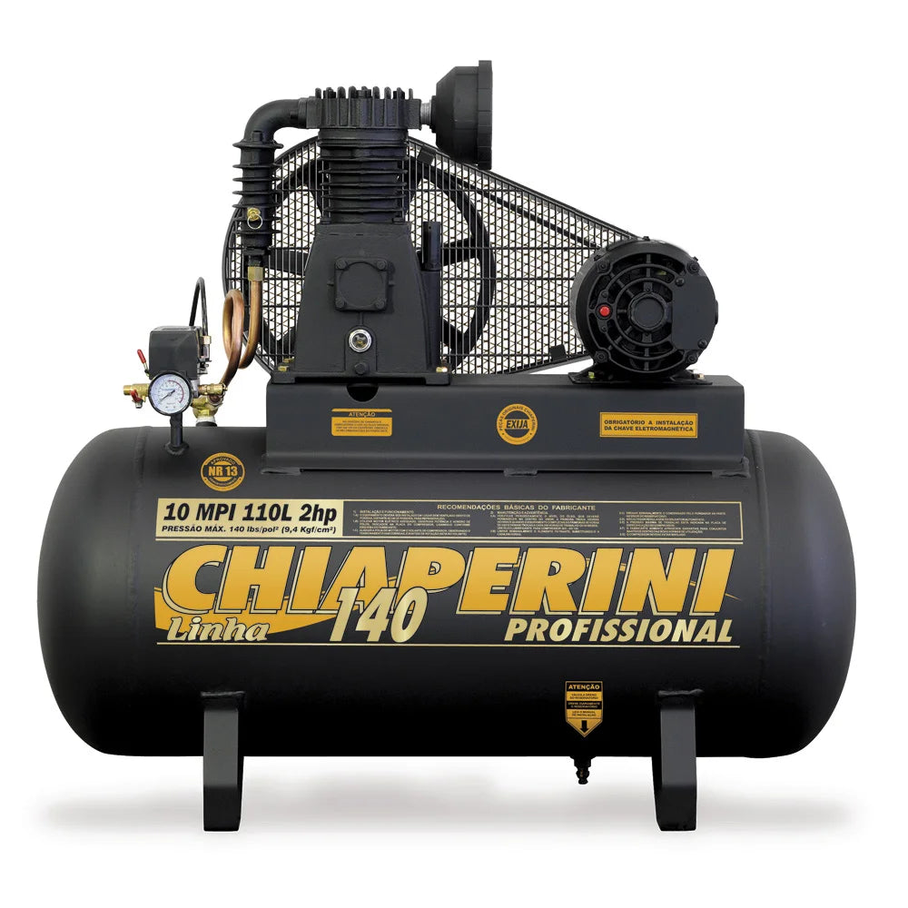 Compressor Chiaperini 10 Mpi 110 Litros 140 Libras 2 Cv 220v (P020 ...