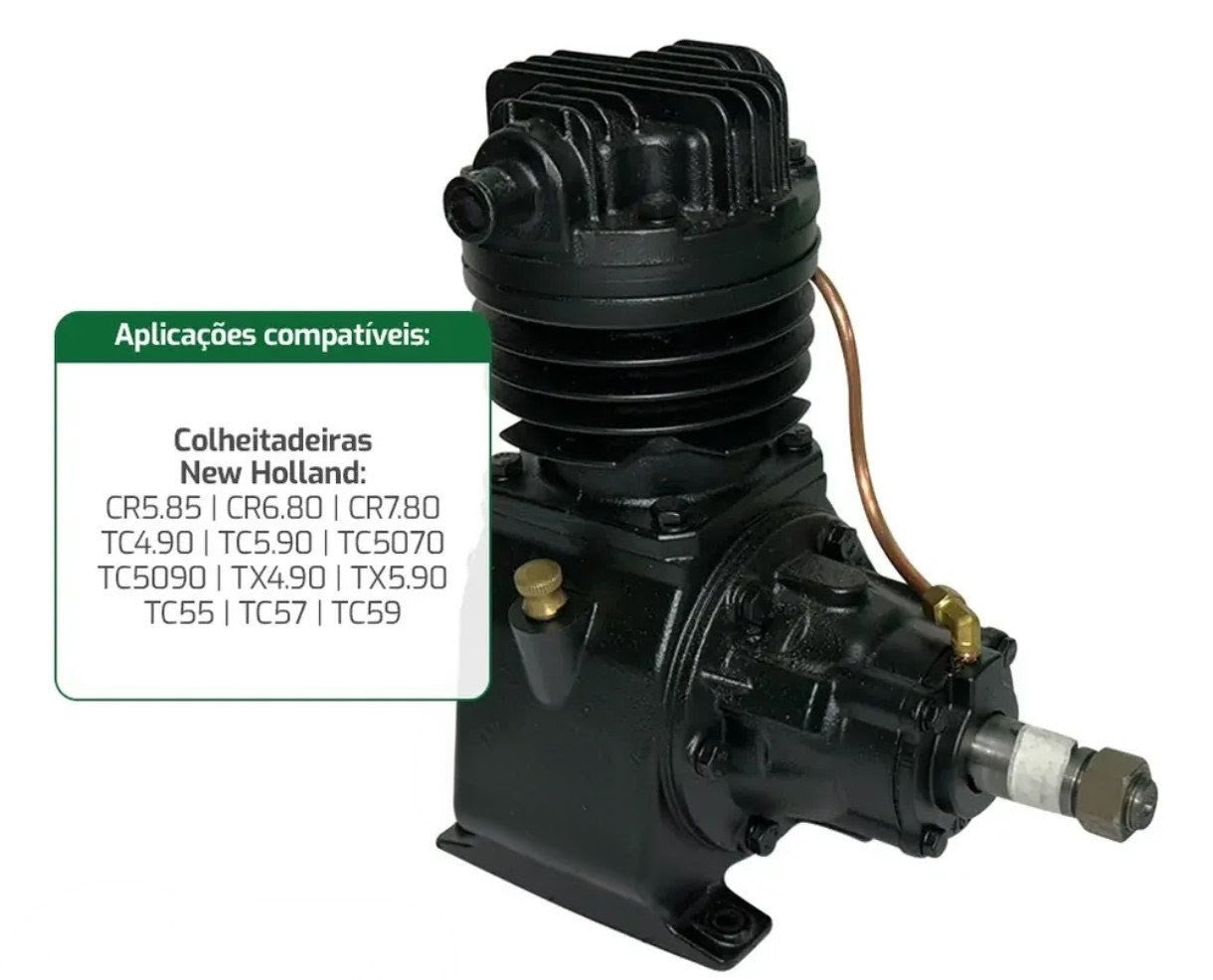 Unidade compressora para colheitadeiras New Holland Msi 10 Nh - diversos modelos (P021)