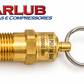 Válvula de segurança BP 125 PSI de rosca 1/4" para compressores de ar (A156)