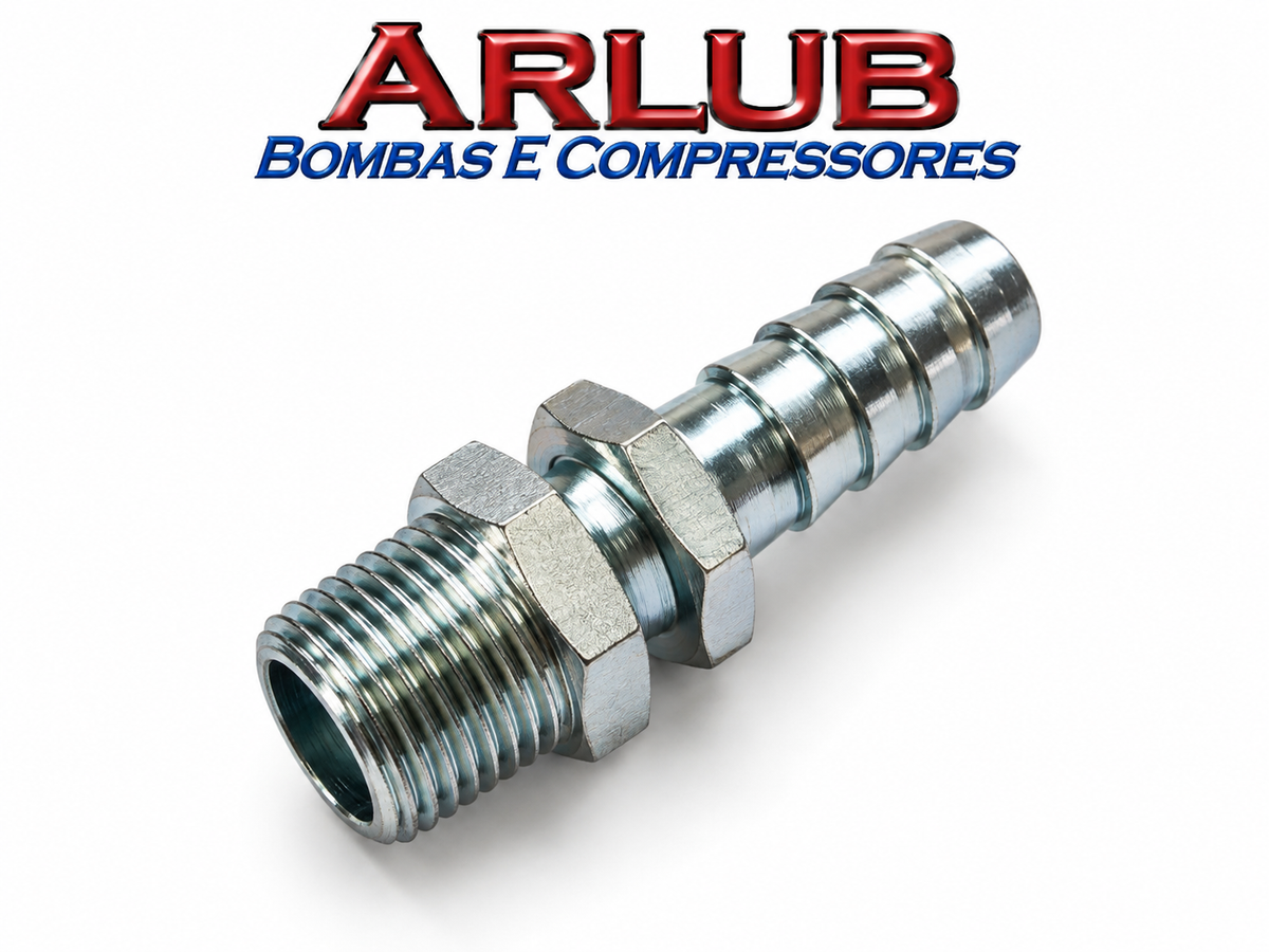 Espigão de 1/2" com canal para mangueira de lavadora alta pressão (A120)