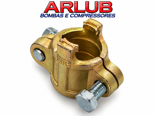 Abraçadeira de 1/2" bipartida para mangueira de lava rápido alta pressão (A118)