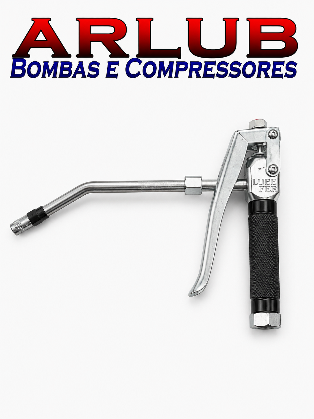 Comando de graxa Lubefer com haste rígida para lubrificação (1008)