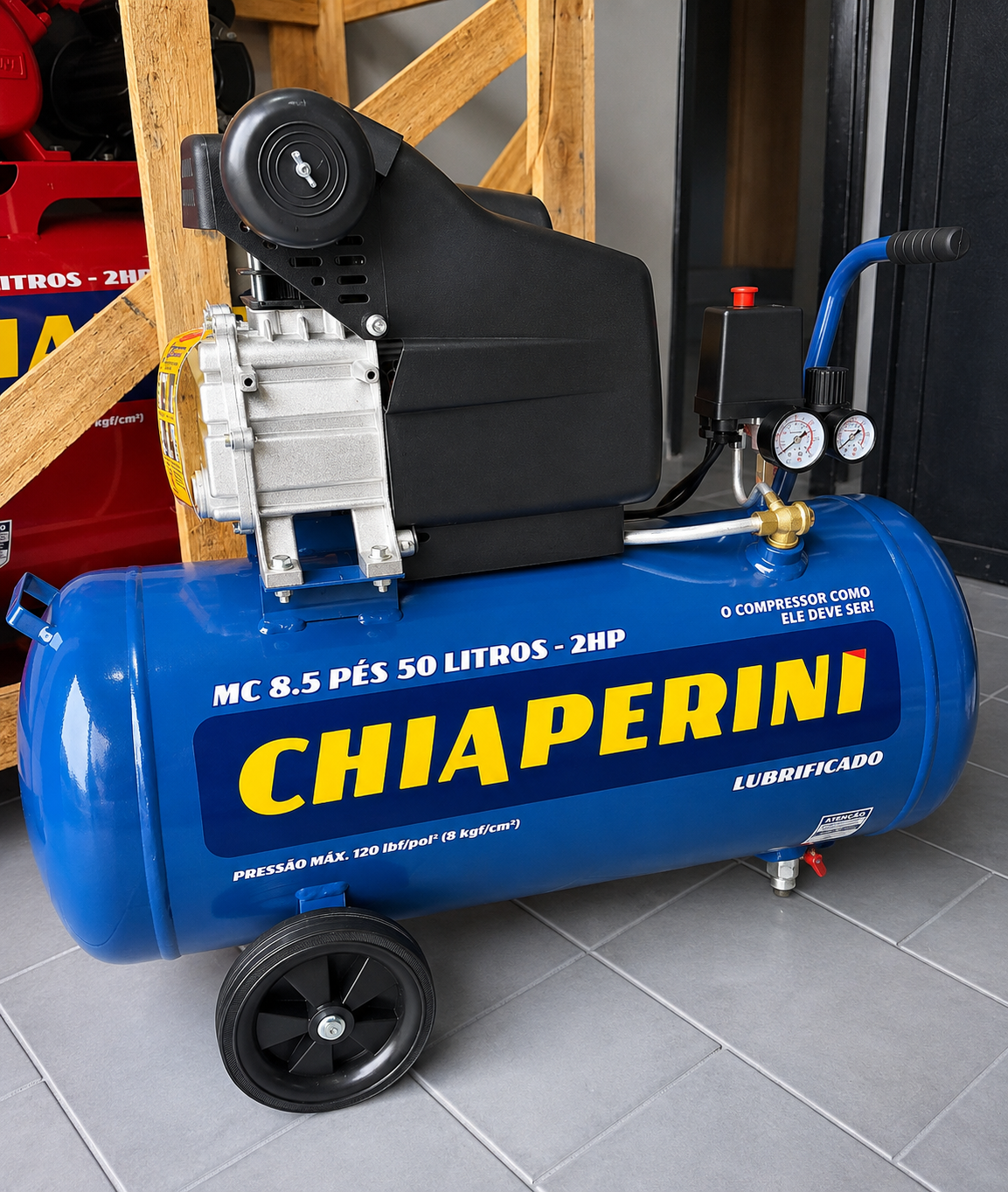 Motocompressor 8.5 Pés 50 Litros 2hp - 220v - Chiaperini (P011)