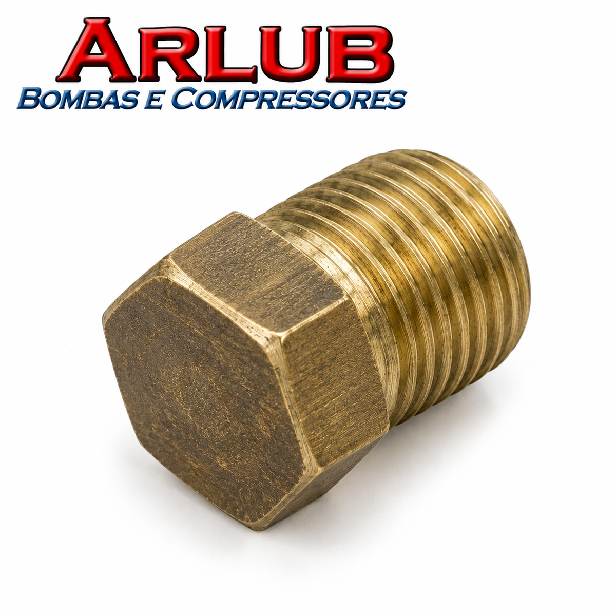 Tampão de rosca macho npt 1/4" para conexões gerais (A151)