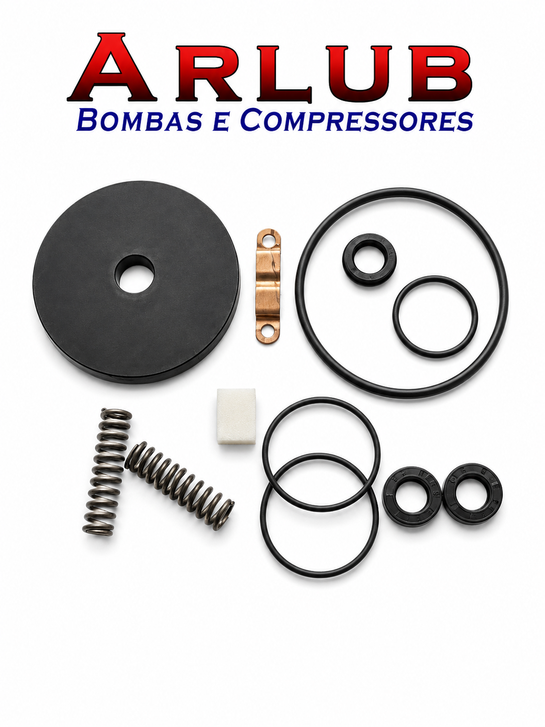 Kit reparo motor de ar propulsora de graxa e óleo Bozza 11020/12020-sm-G4 e G5 (1007)