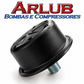 Filtro completo com elemento de rosca 3/8" para compressores de ar diversos (A125)