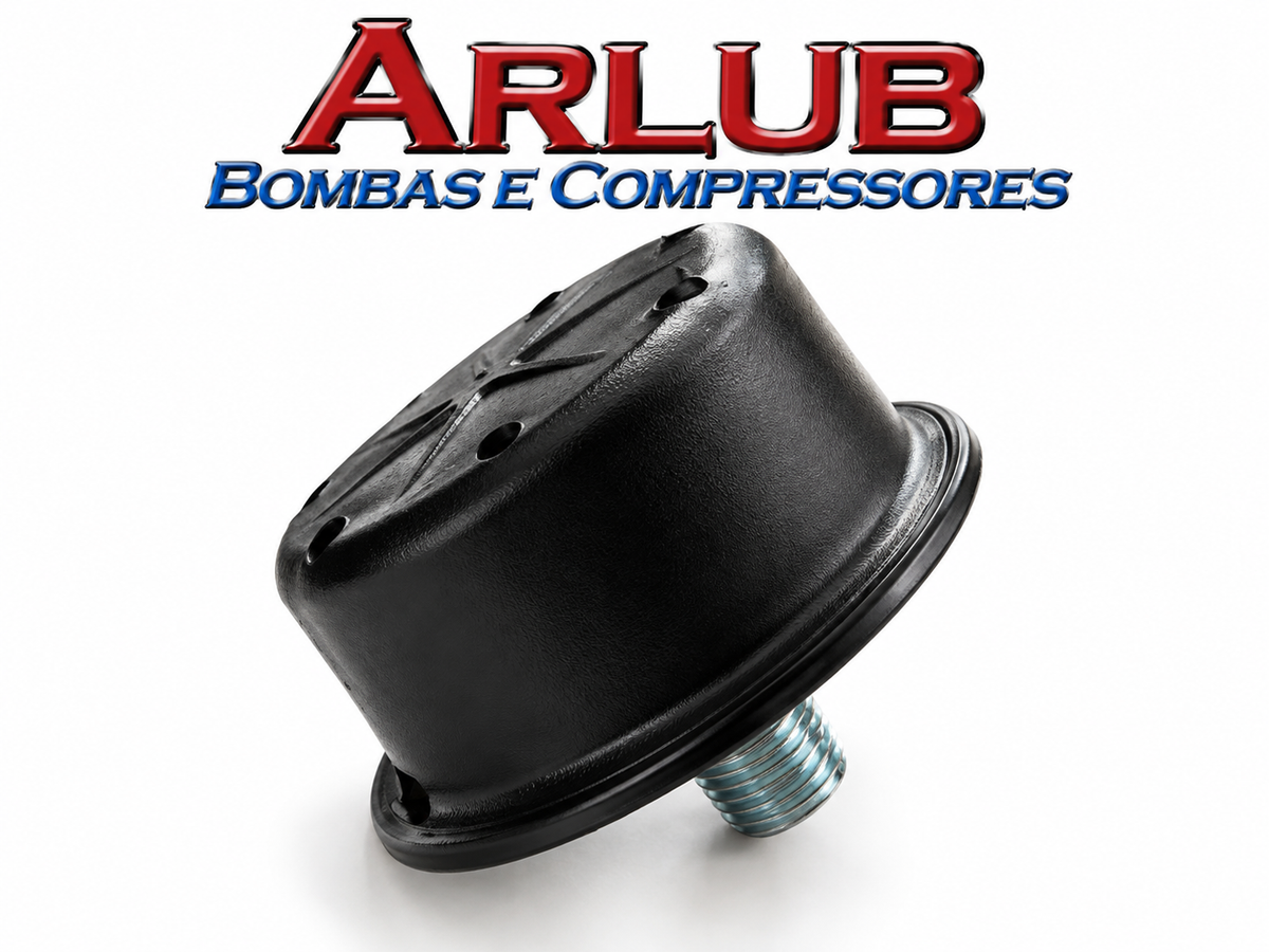 Filtro completo com elemento de rosca 3/8" para compressores de ar diversos (A125)