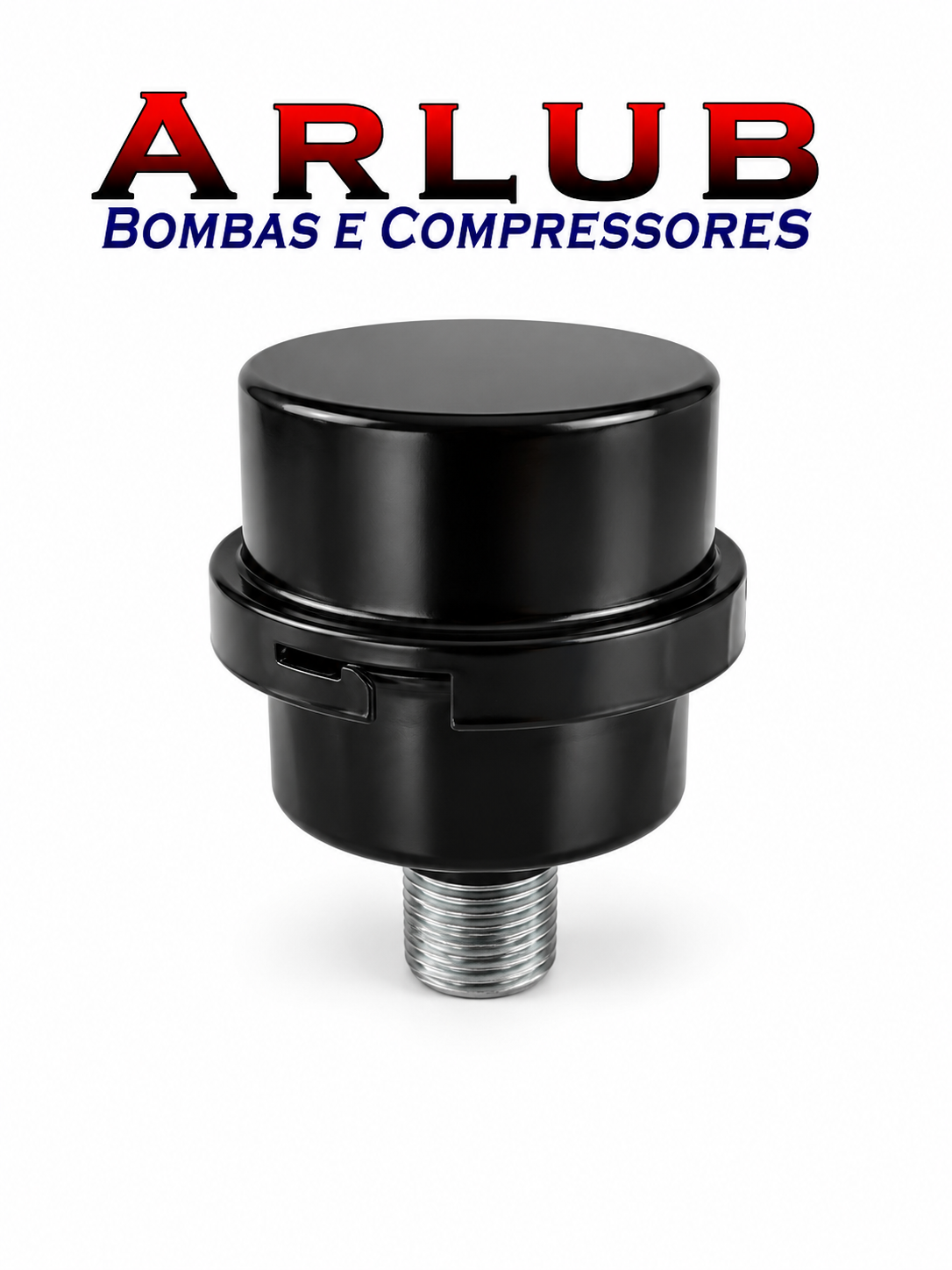 Filtro completo com elemento de rosca 1/2" para compressores de ar mod. menor (A088)