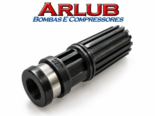 Esguicho preto 2.2mm de Nylon - rosca 1/2" para mangueira de lavadoras - lava rápido (A122)