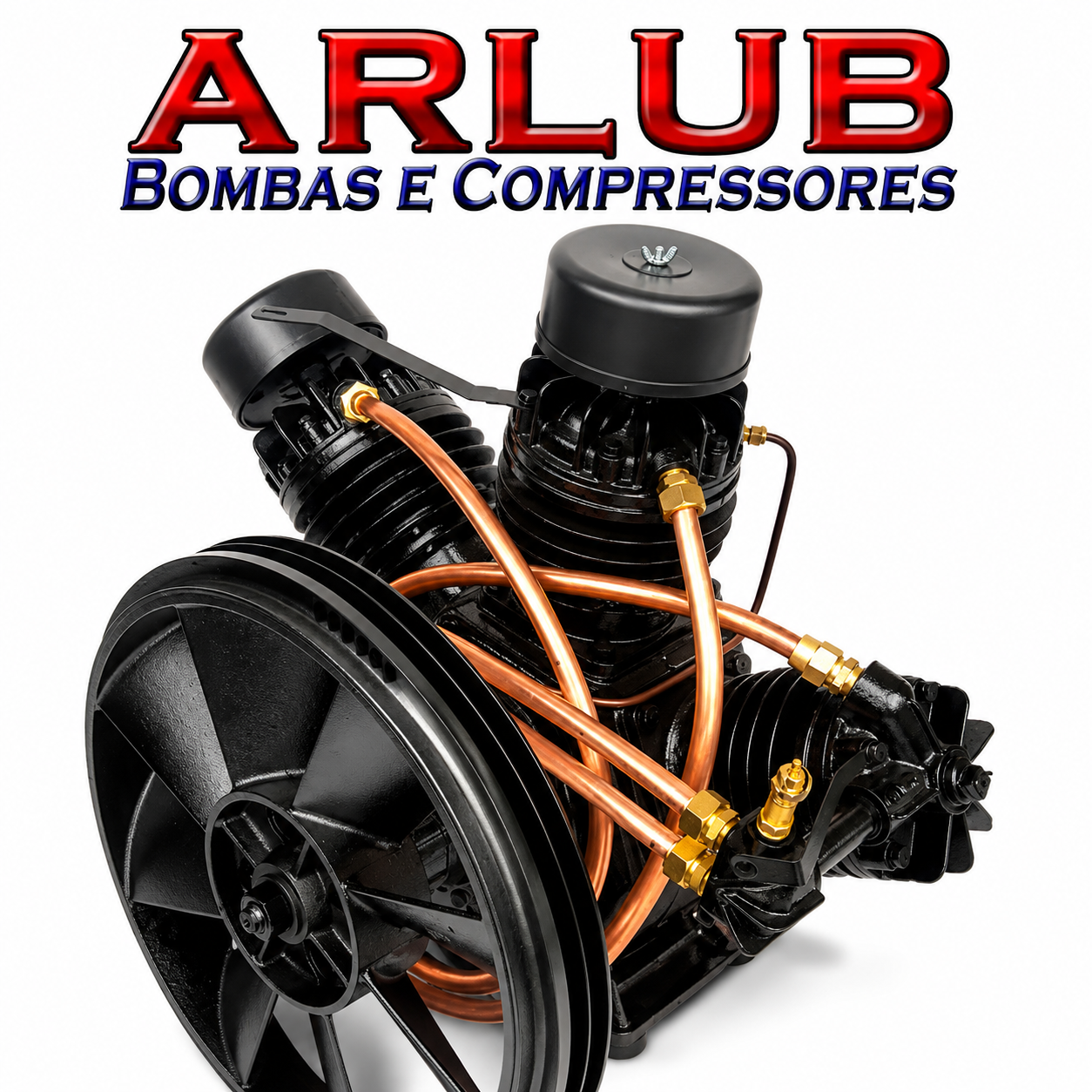 Unidade compressora cabeçote 40 pés de 175 psi 03 pistão Wayne W800 e semelhantes (P012)