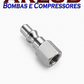 Pino do engate rápido 1/4" por rosca fêmea 1/4" Npt (A108)