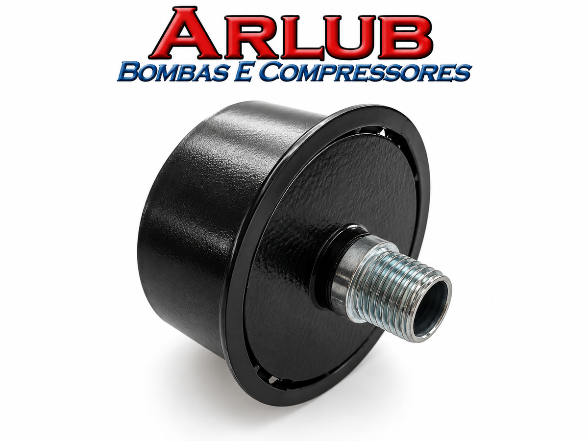 Filtro completo com elemento de rosca 3/8" para compressores de ar diversos (A125)