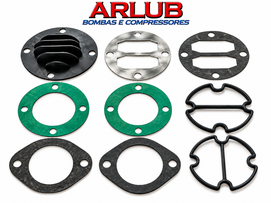 Kit de junta compressor Pressure 10 Vortex - pistão 50mm (A078)