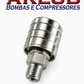 Engate rápido 1/4" x 1/4" de ferro rosca macho para conexões de ar (A105)