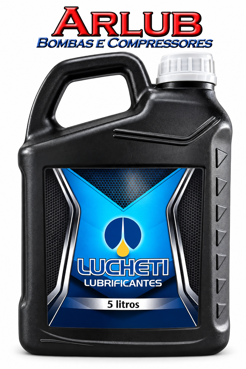 Óleo lubrificante vermelho VG-150 especial para compressores de ar - galão 5 Litro (P005)
