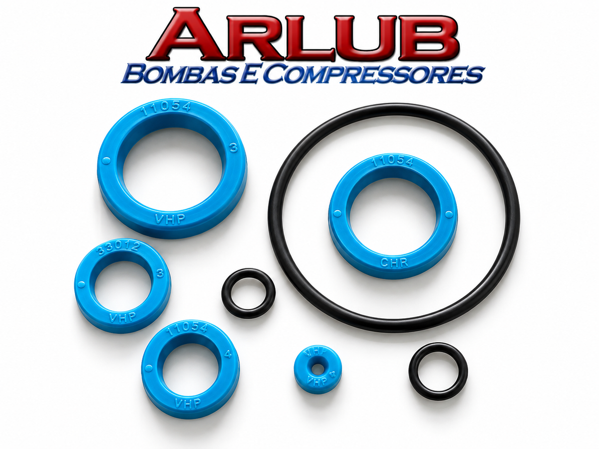 Kit reparo vedação para paleteira hidráulica Byg modelo novo L2600 (A163)