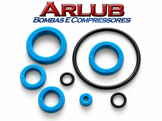 Kit reparo vedação para paleteira hidráulica Byg modelo novo L2600 (A163)