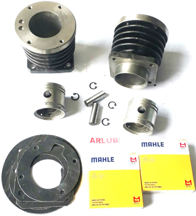 Kit peças de reposição compressor de ar Schulz antigo Msv 5,2 ss cilindro com saia (1005)