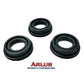 Kit 03 gaxeta 28mm com aba para lavadora de alta pressão Hidromar (1081)