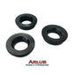 Kit 03 gaxeta 28mm com aba para lavadora de alta pressão Hidromar (1081)