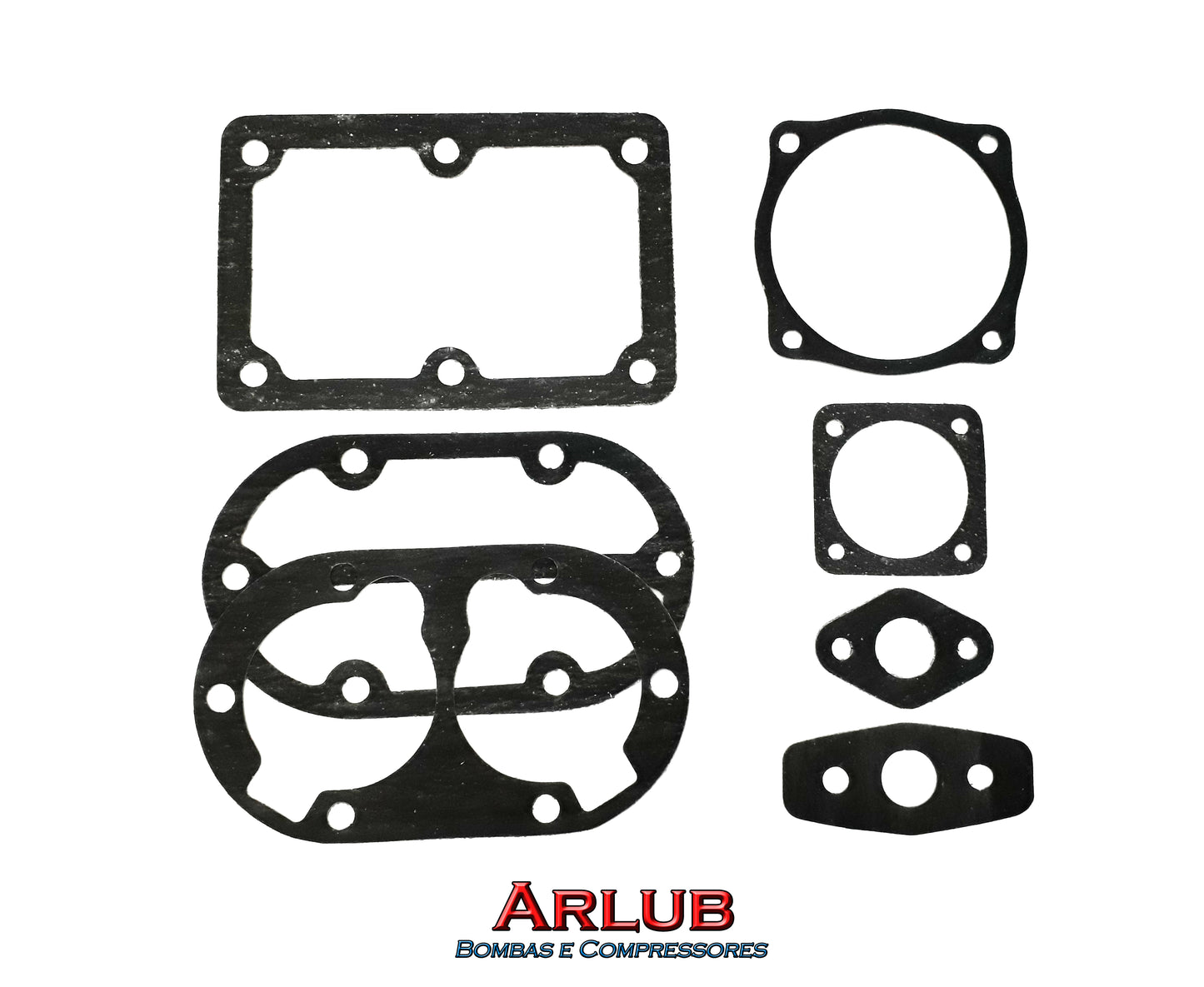 Kit de junta completo com trama de aço para compressores Chiaperini 10 MPI (1090)